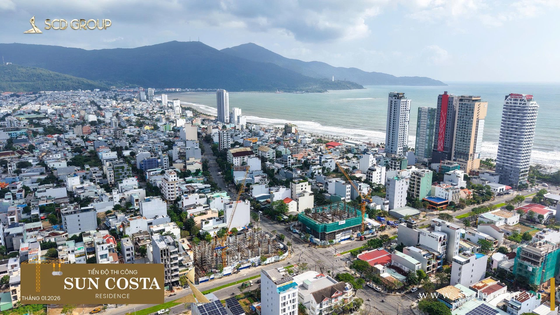 SCD Group cập nhật tiến độ dự án Sun Costa Residence tháng 01.2026 - Hình 1