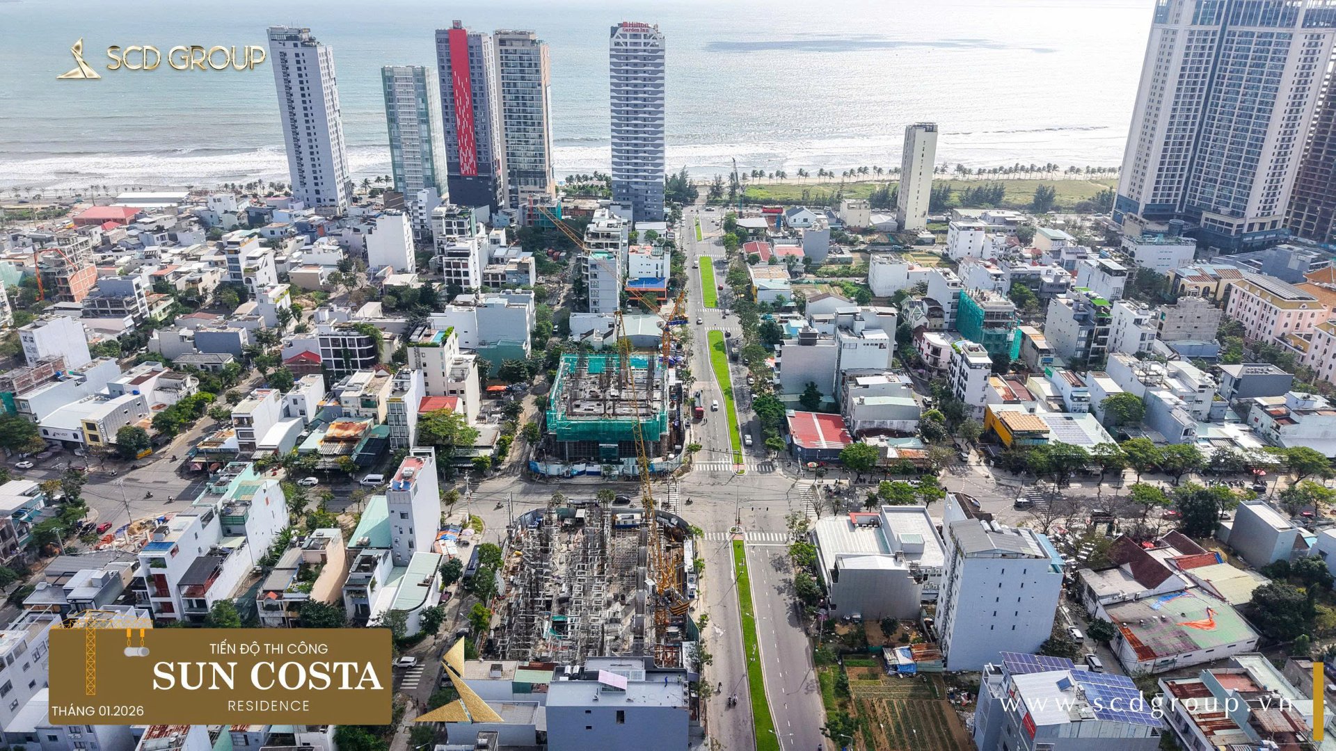 SCD Group cập nhật tiến độ dự án Sun Costa Residence tháng 01.2026 - Hình 2