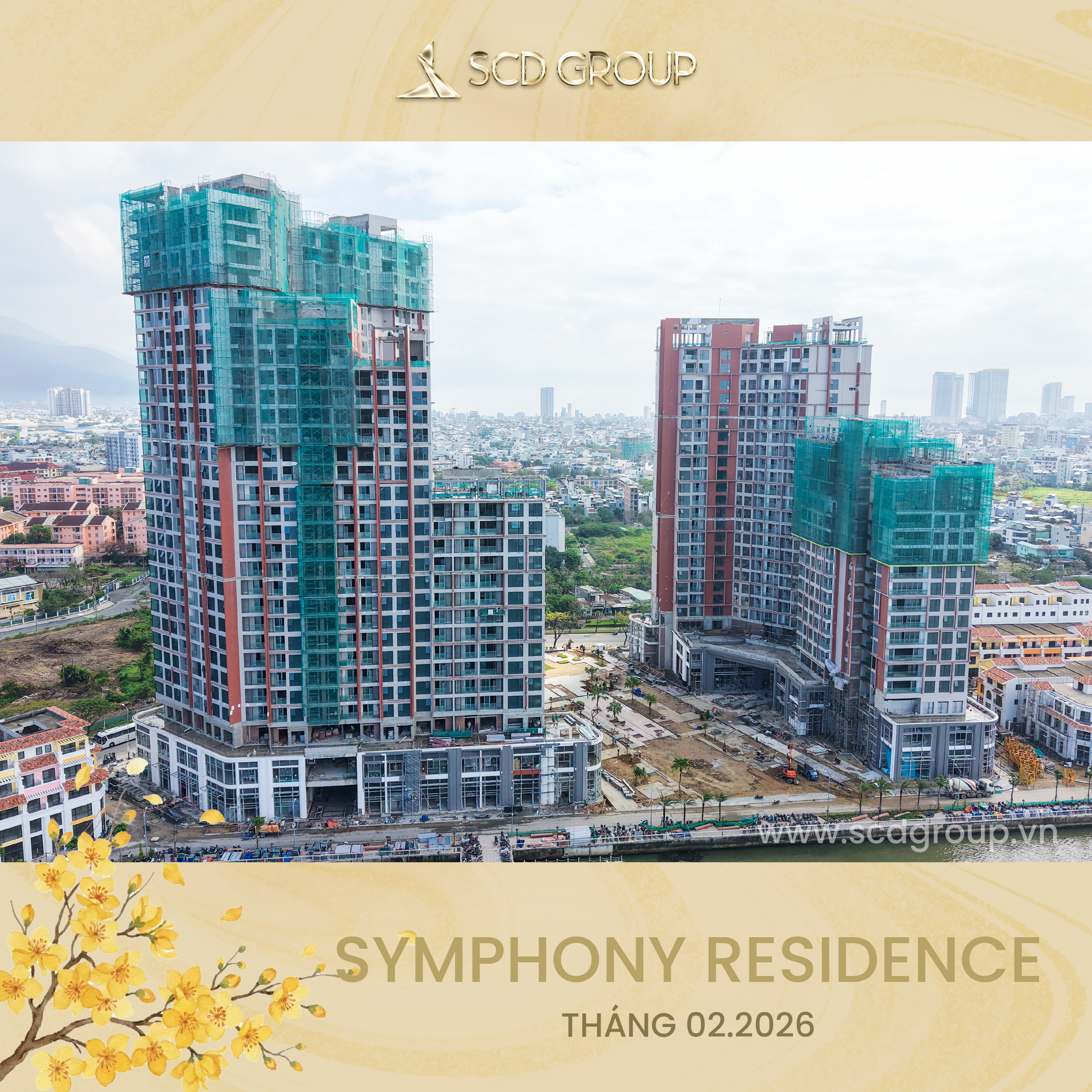 Nhịp công trường Sun Symphony Residence: Tiến gần ngày bàn giao – hình hài biểu tượng đẳng cấp bên sông Hàn - Hình 3