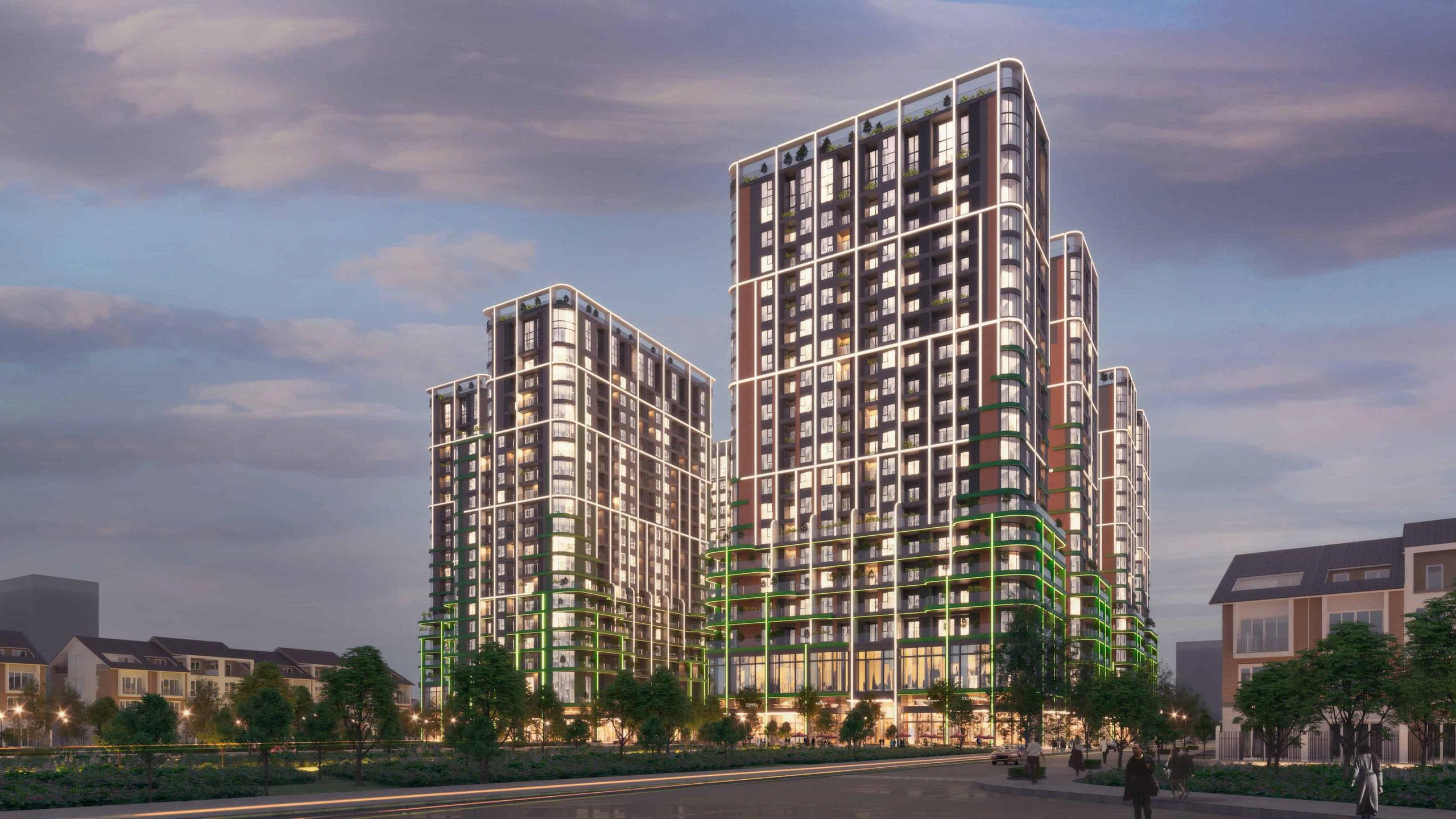 Mô phỏng dự án FourS Tower khi hoàng thiện.