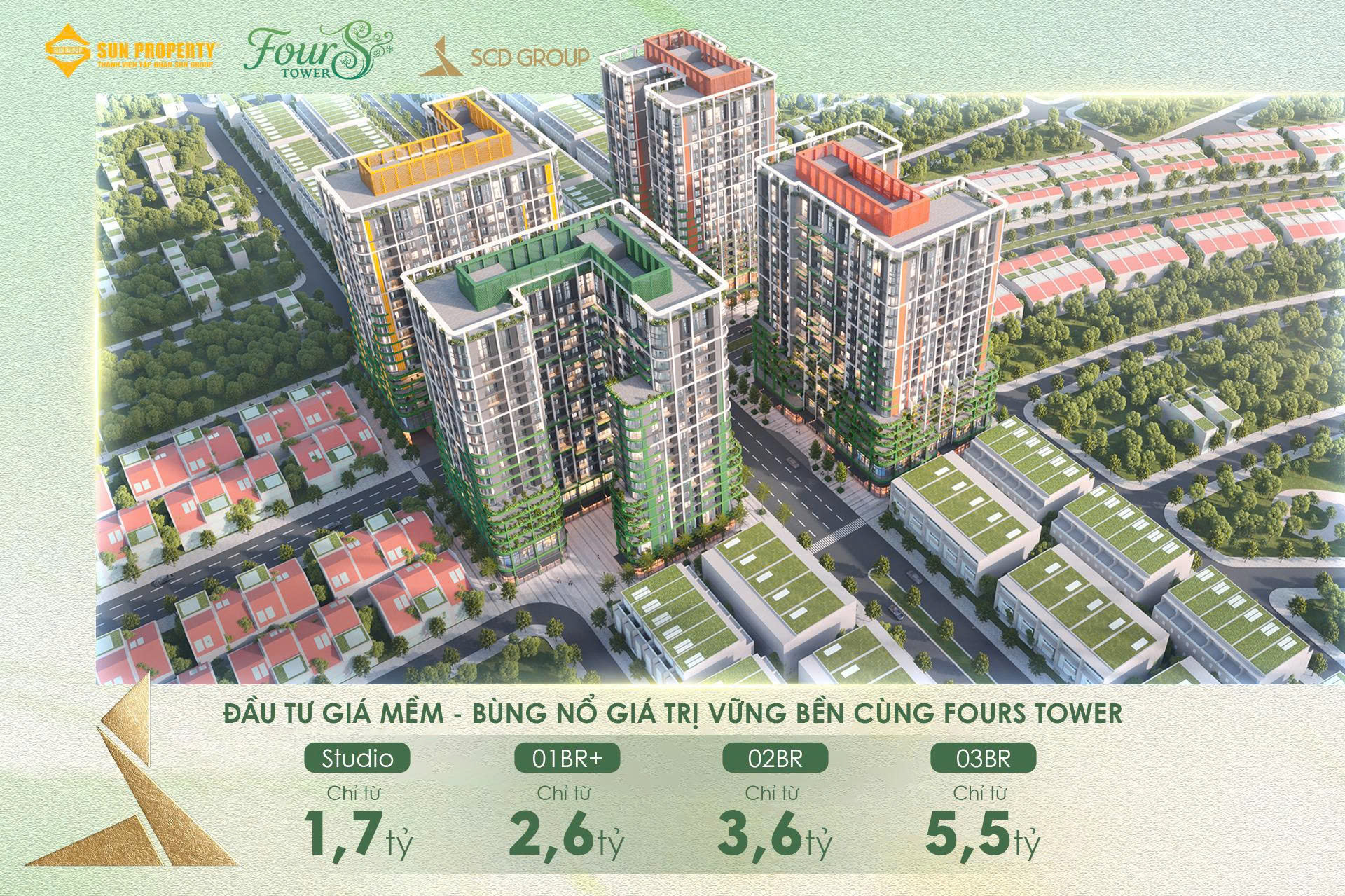 Đầu tư sớm ngay hôm nay tại FourS Tower là cách bạn đón sóng thị trường tăng trưởng bất động sản Đà Nẵng.