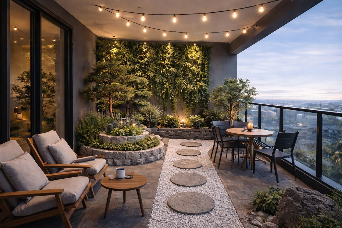 Căn hộ sân vườn tại FourS Tower mở ra trải nghiệm sống xanh hiếm có.