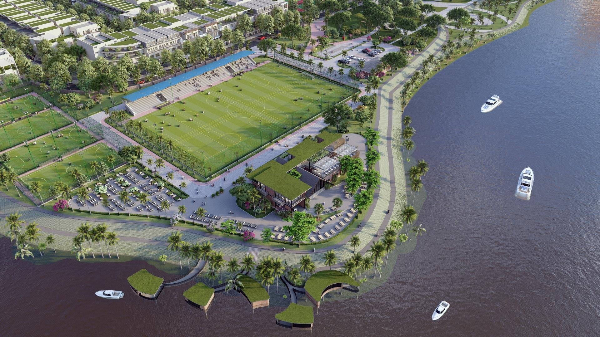 Tối ưu không gian, trọn vẹn trải nghiệm: Hệ tiện ích đặc quyền bao quanh FourS Tower. Ảnh: Sun Property.