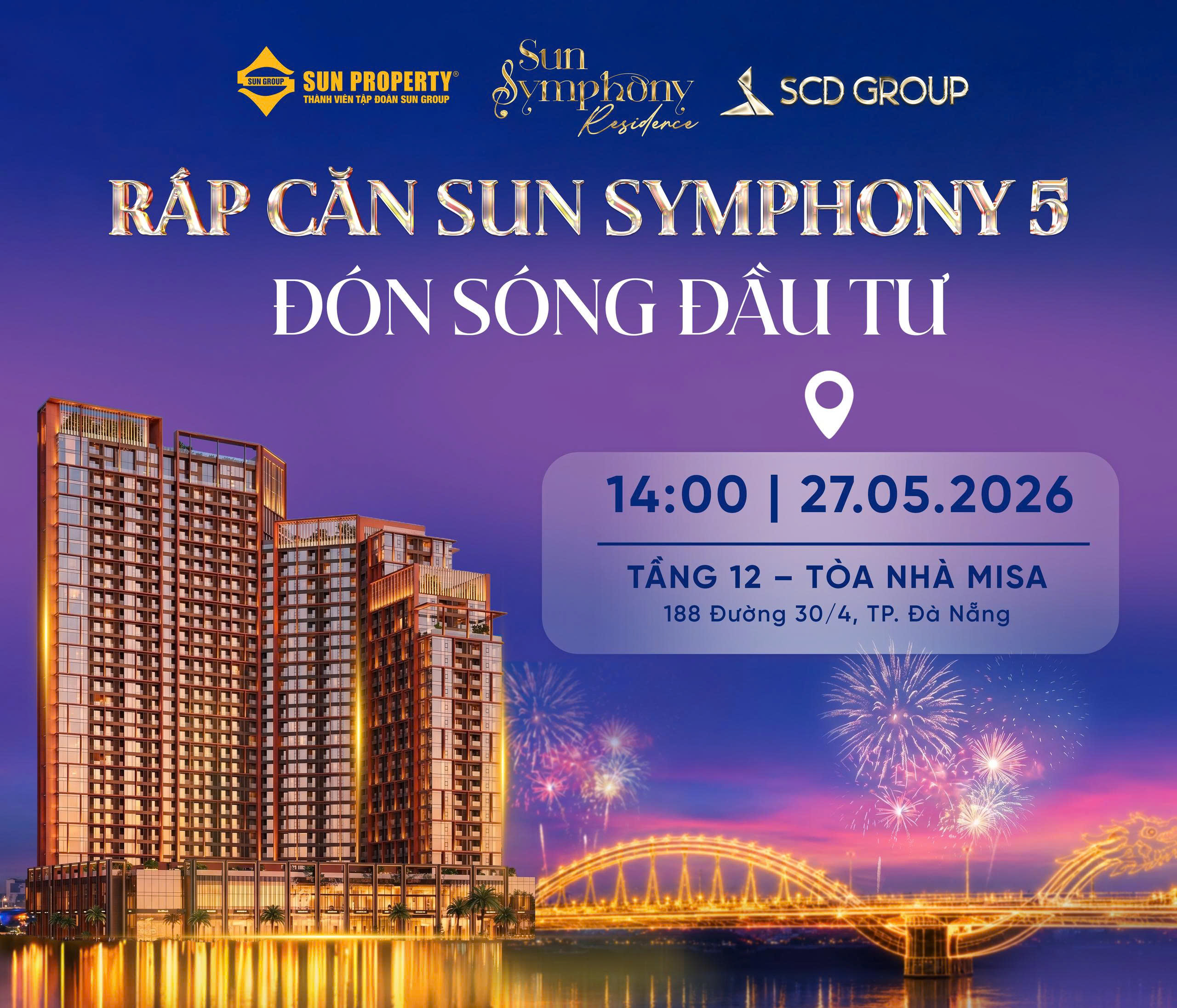 Sự kiện ráp căn của dự án Sun Symphony 5 vào ngày 27/5.