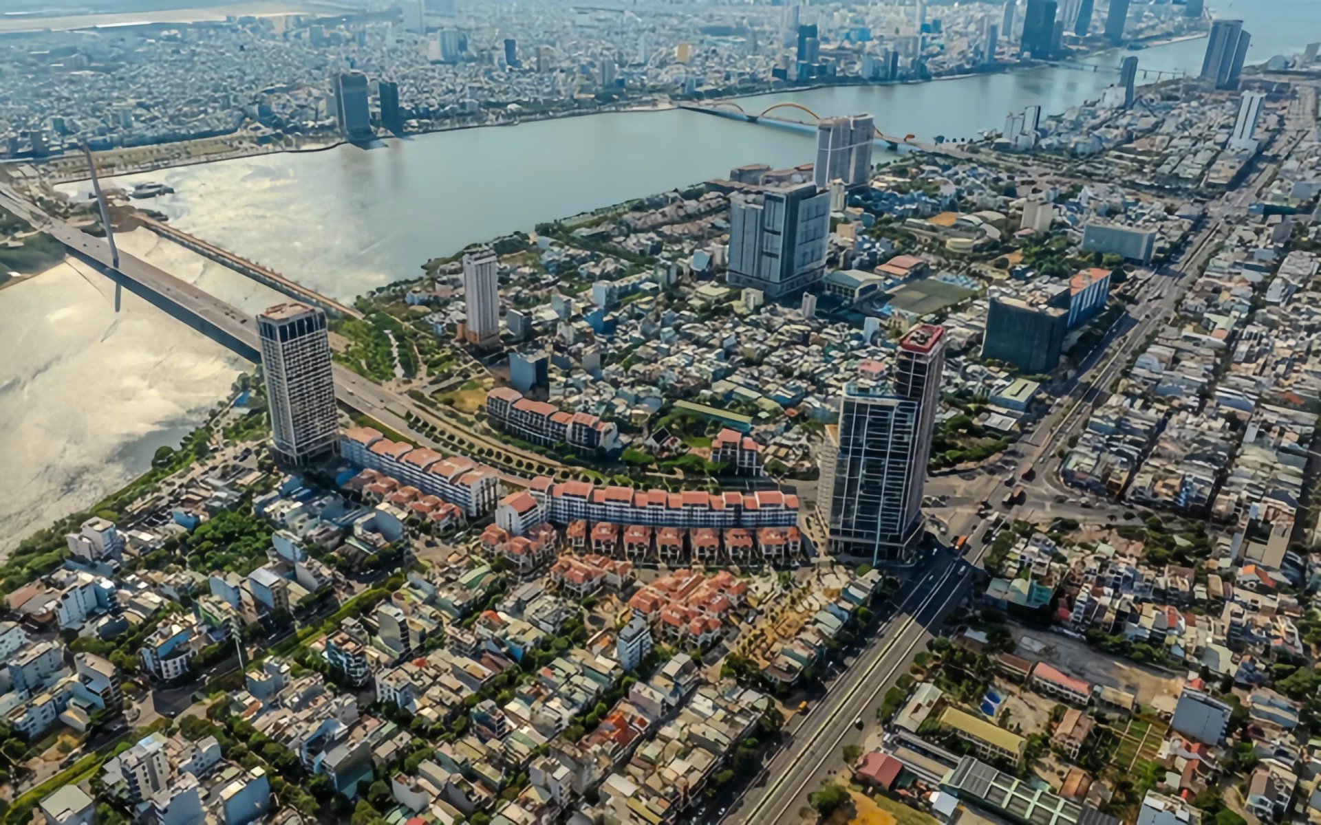 Dự án Sun Cosmo Residence vừa mới đi vào khai thác vài tháng đã thu được mức lợi nhuận khủng. Ảnh: Ánh Dương.