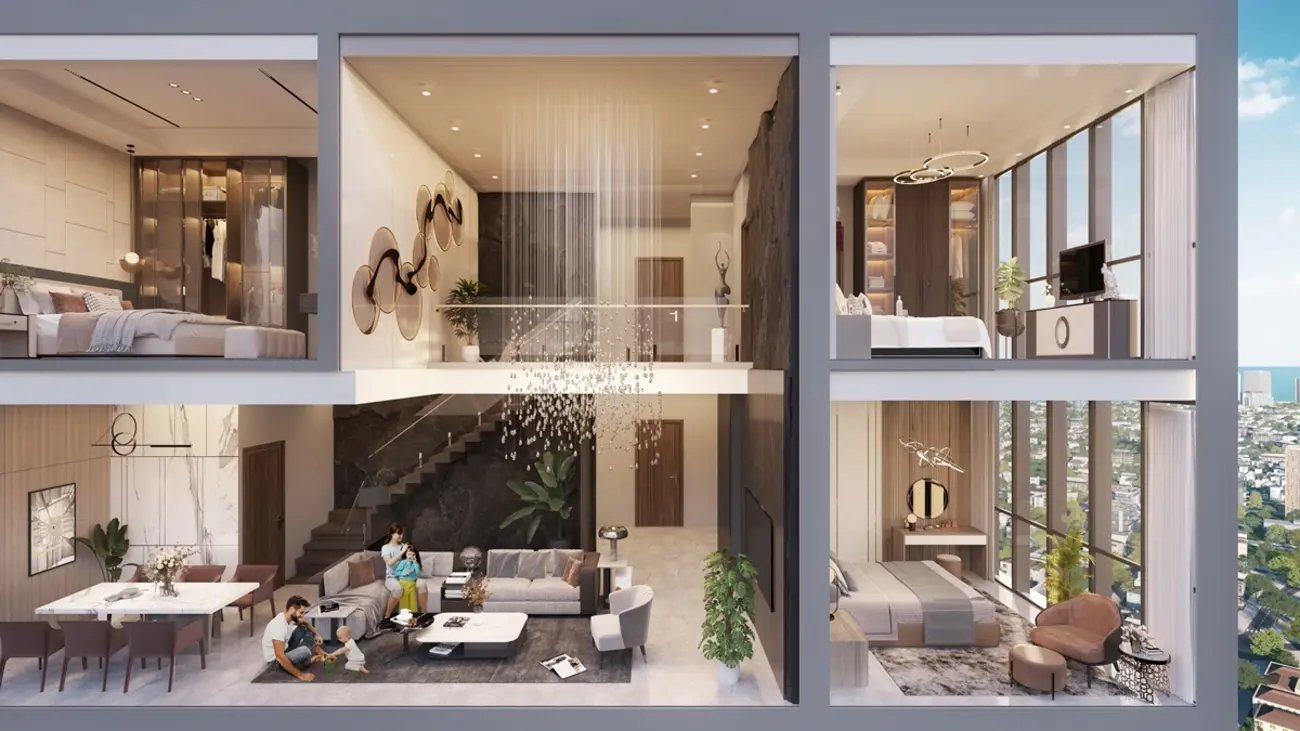 Căn hộ duplex cao cấp tại Đà Nẵng: Không gian sống hai tầng nâng tầm trải nghiệm