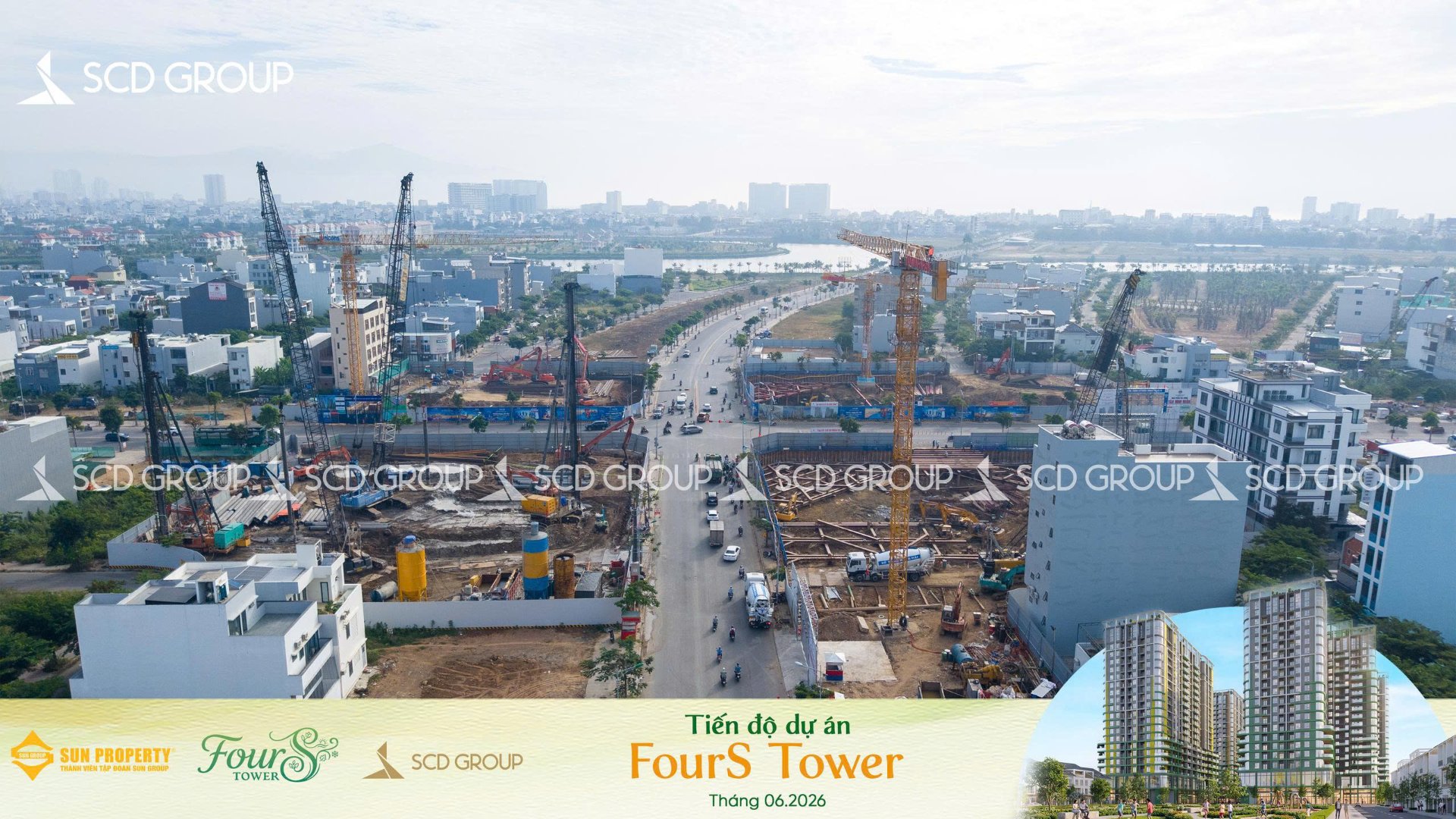 FourS Tower cập nhật tiến độ tháng 06/2026