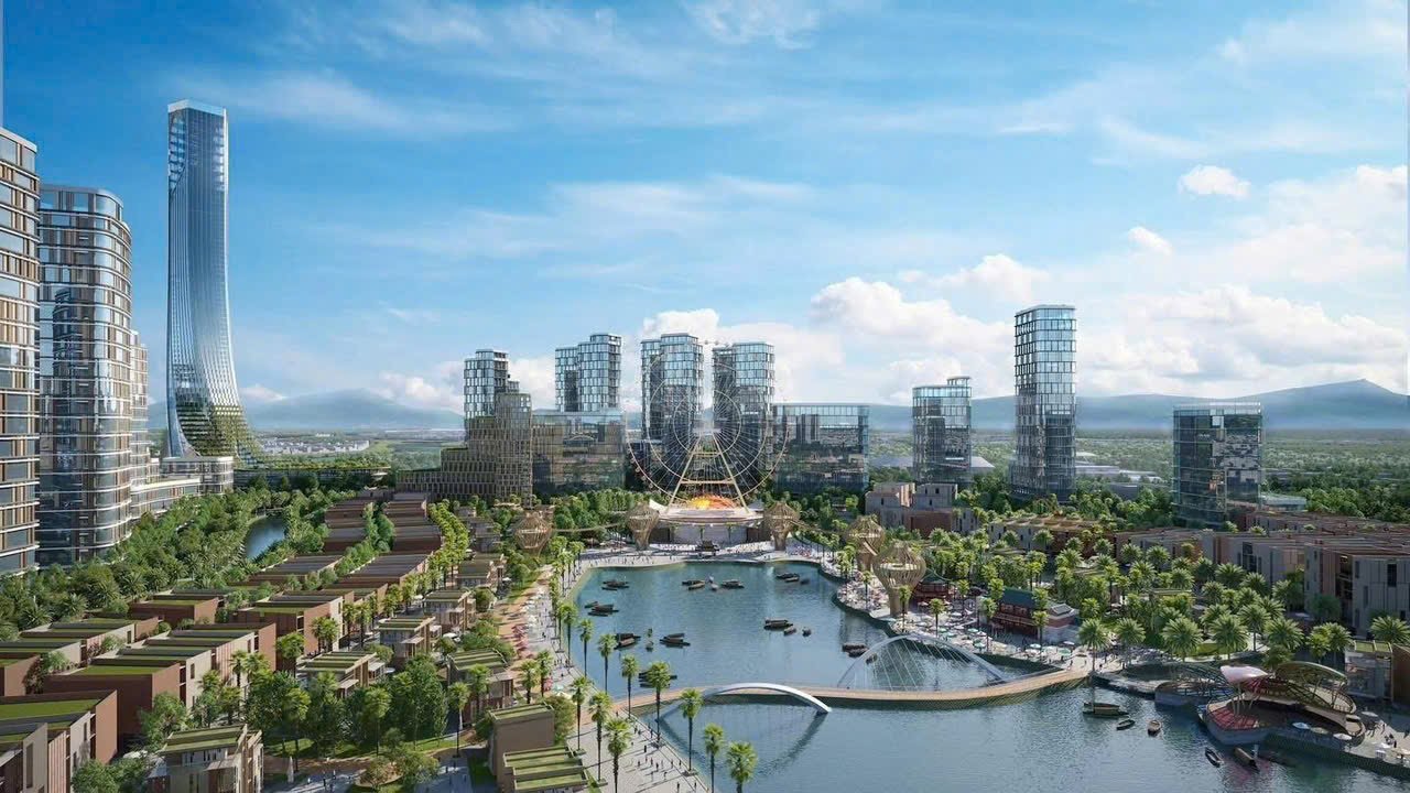 Da Nang Downtown tổ hợp thương mại-giải trí-văn hóa mới của thành phố. Ảnh: Sun Property.
