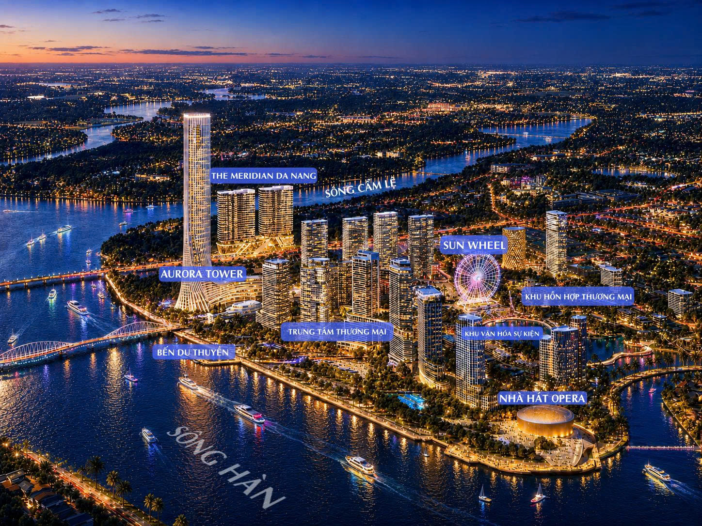 Sun Galaxy Complex là dự án đầu tiên của siêu tổ hợp Da Nang Downtown.