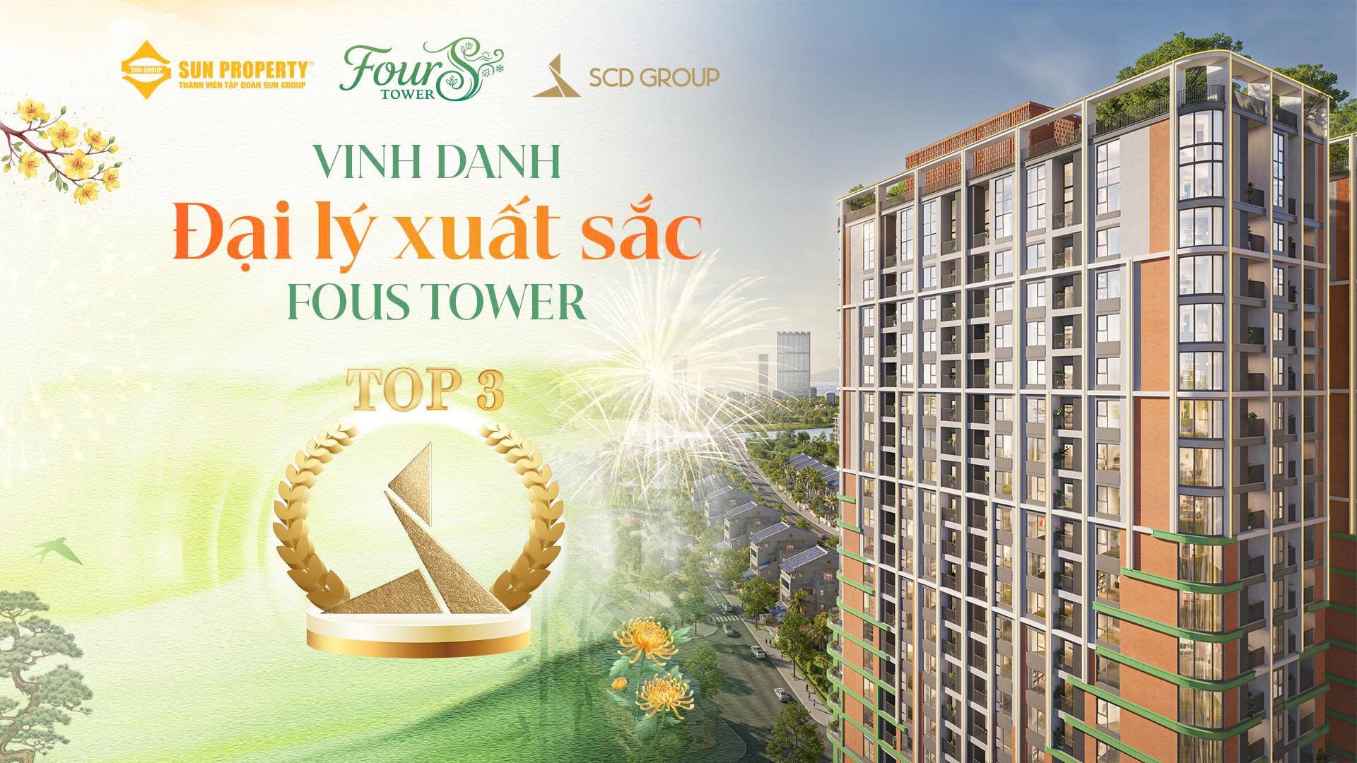 SCD Group được vinh danh Top 3 đại lý xuất sắc nhất dự án FourS Tower.