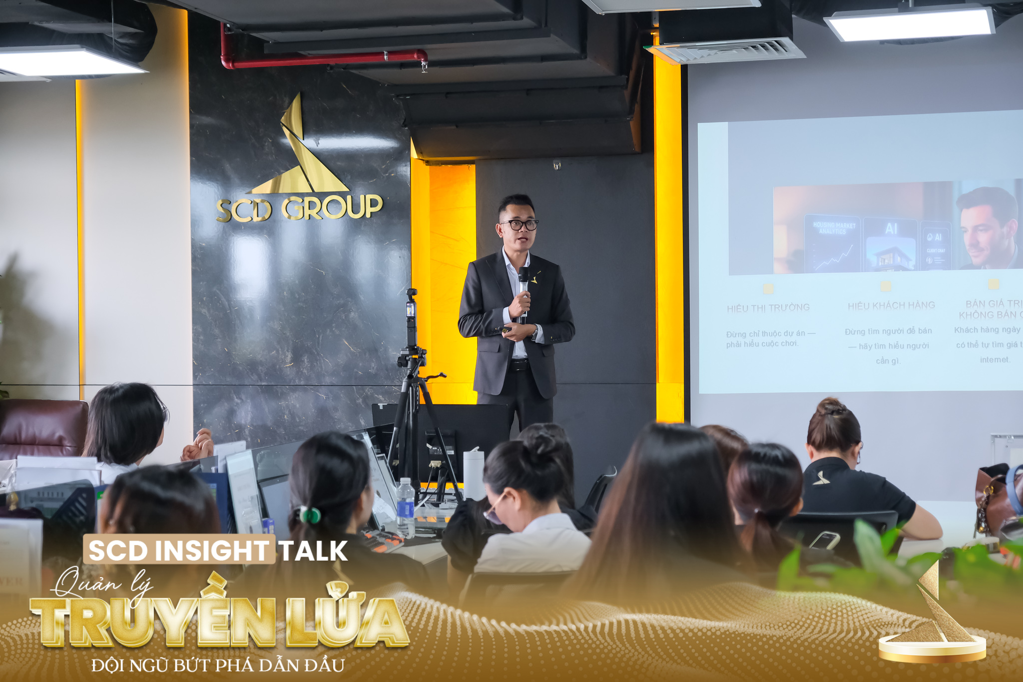 Mr. Minh Dũng host của chương trình đào tạo hôm nay với các chia sẻ về tư duy bán hàng.