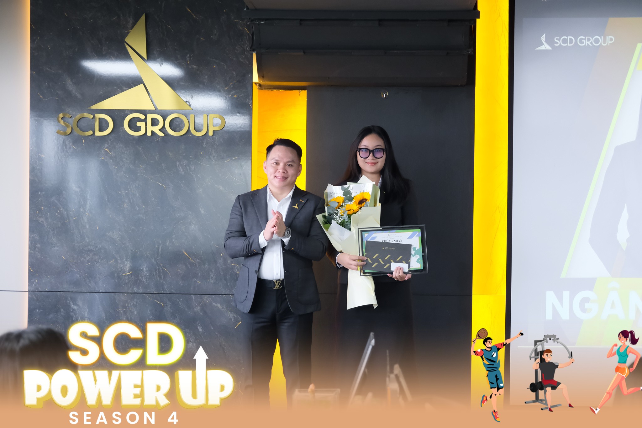 Giải ba chương trình Power-up mùa 4 với Ms. Ngân Huệ.