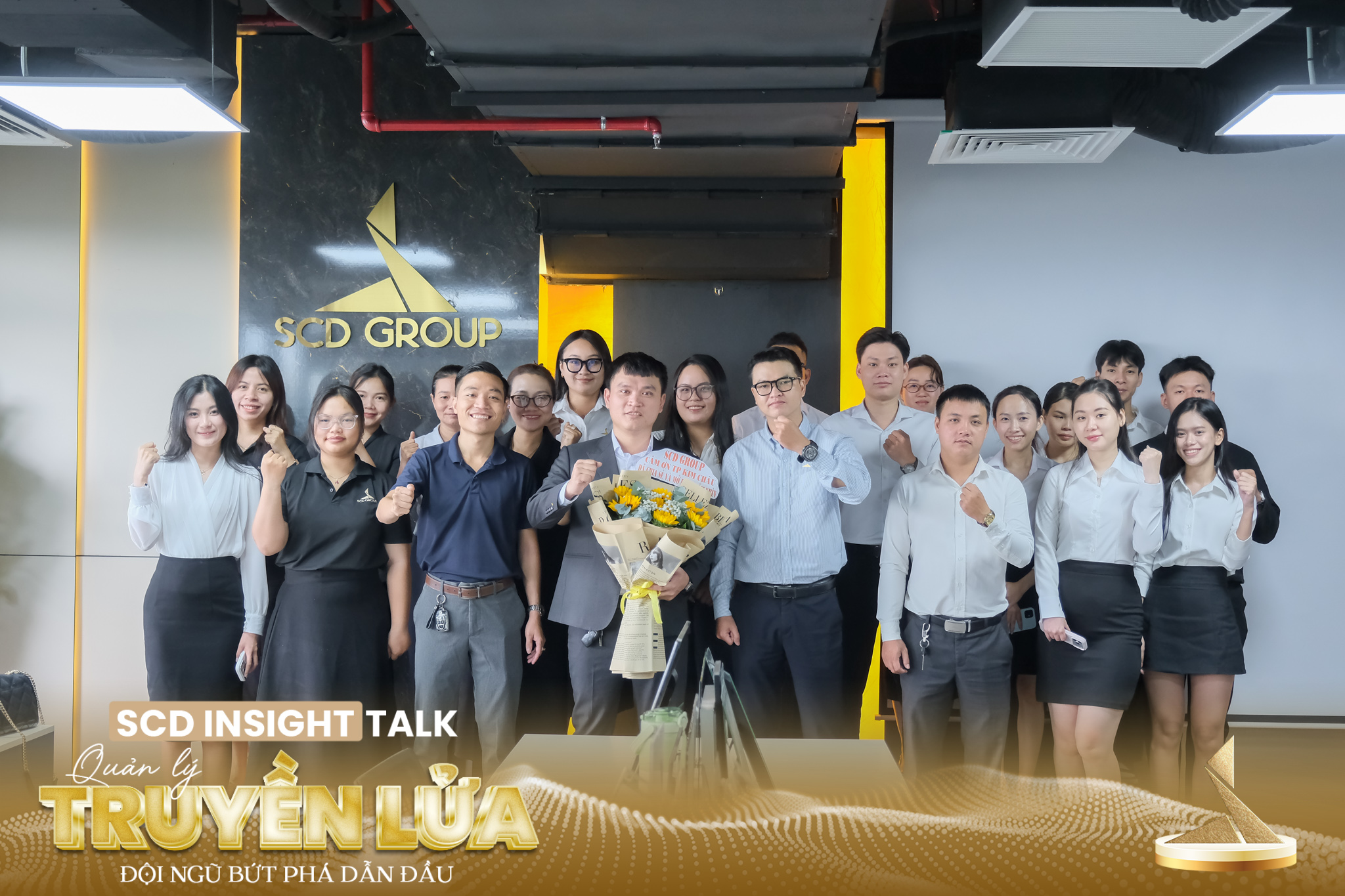 Chương trình khép lại với những câu hỏi và chia sẻ bổ ích từ toàn thể nhân viên SCD Group.