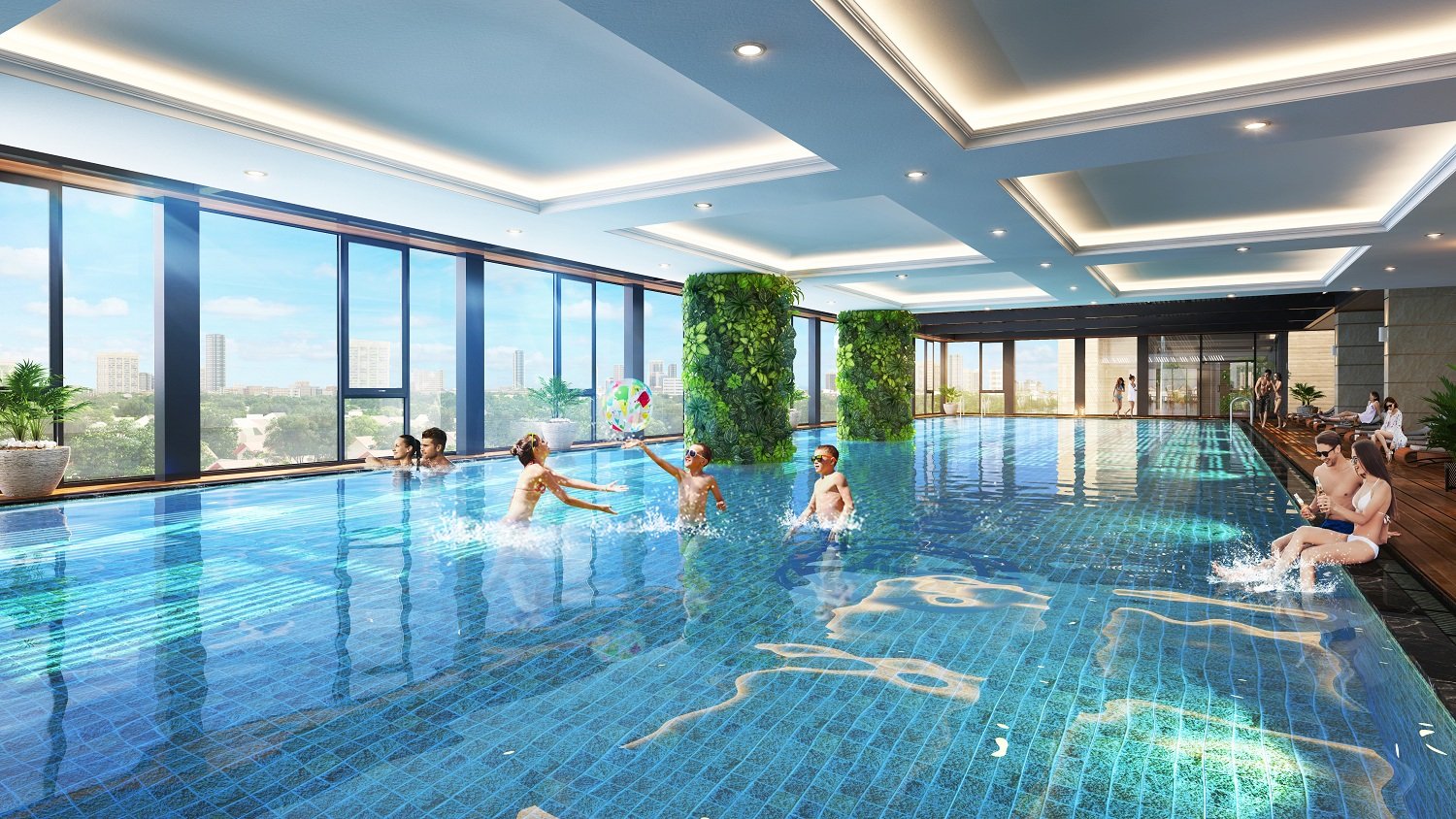 Không gian sống đẳng cấp trong dự án Spana Tower. Ảnh: Sun Property.