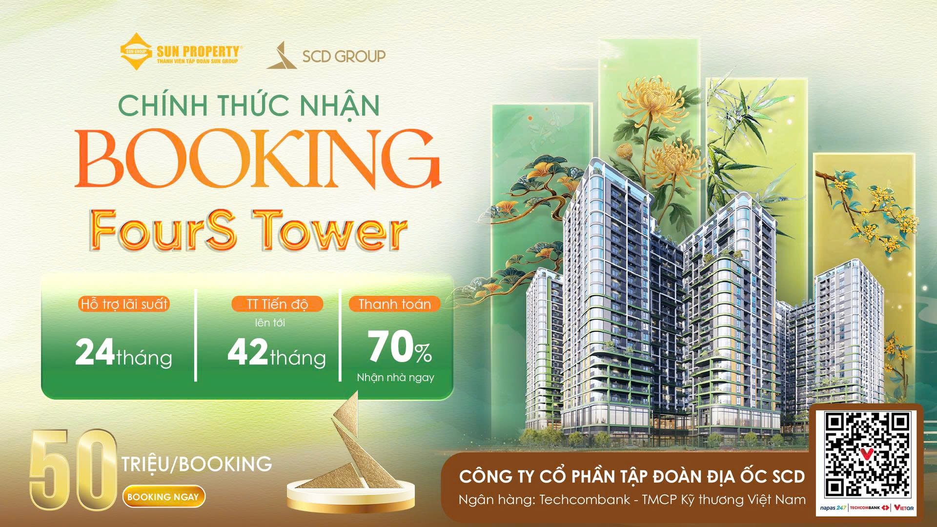 Tòa F2 FourS Tower “Mai” chính thức ra mắt – Cơ hội sở hữu căn hộ tại Nam Hòa Xuân