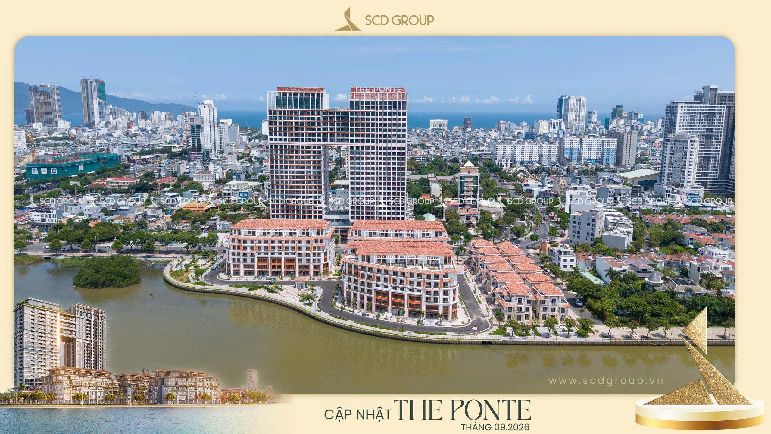 Cập nhật tiến độ Sun Ponte Residnece tháng 09/2026.