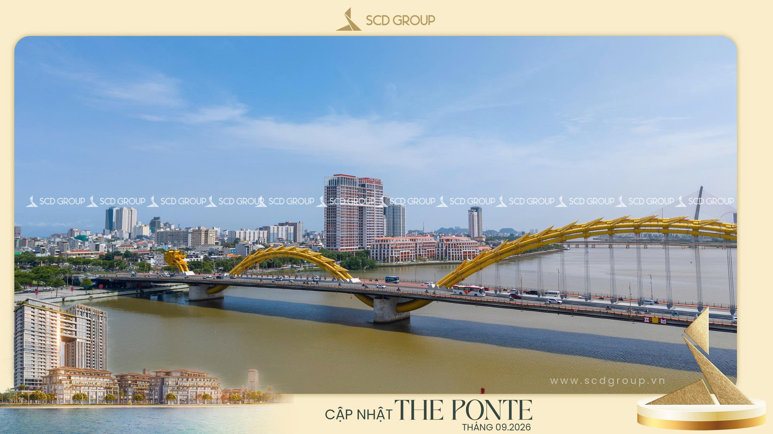 Cập nhật tiến độ Sun Ponte Residnece tháng 09/2026.