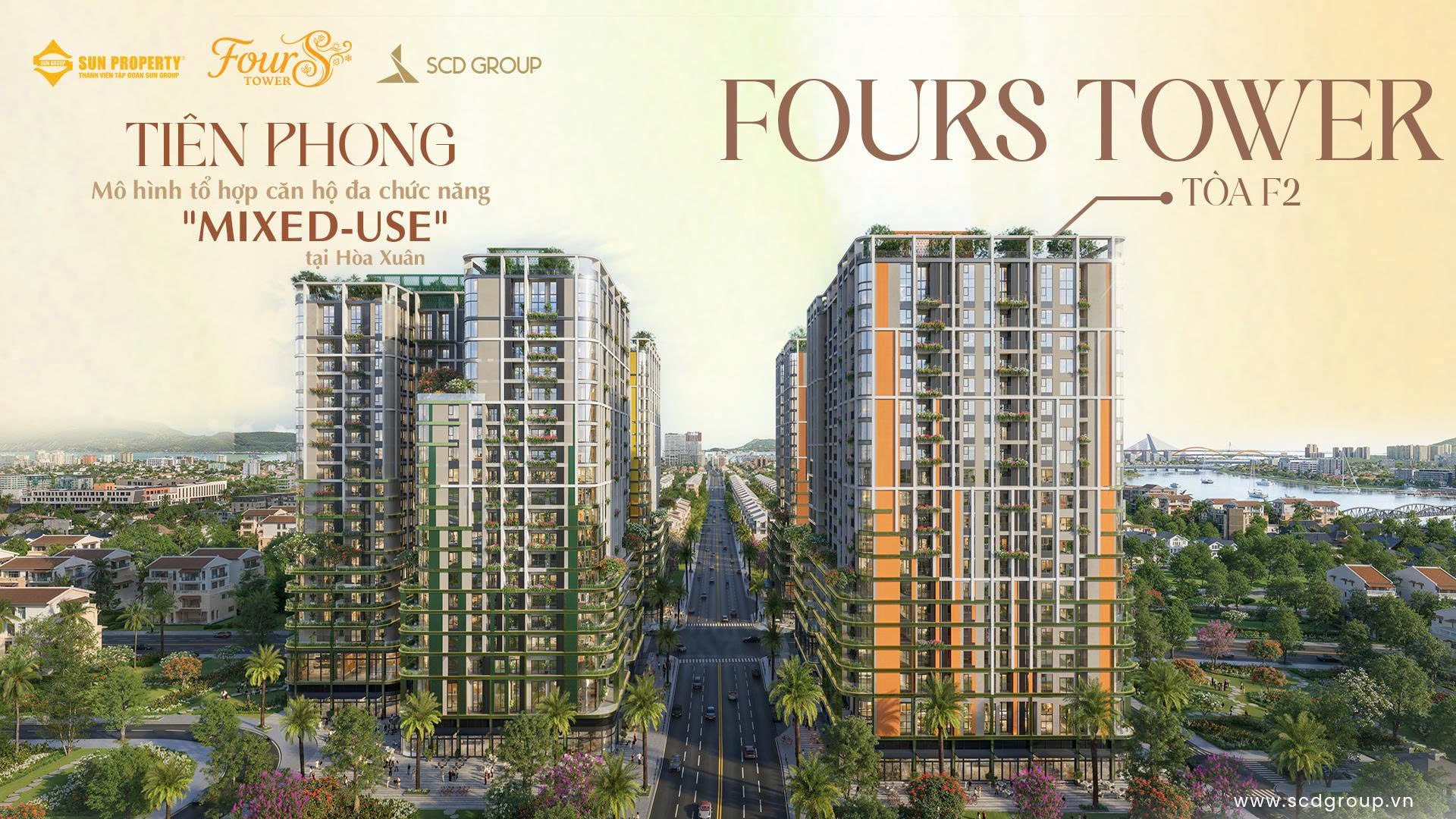 F2 FourS Tower – Mô hình căn hộ Mixed-use đa chức năng tại Hòa Xuân