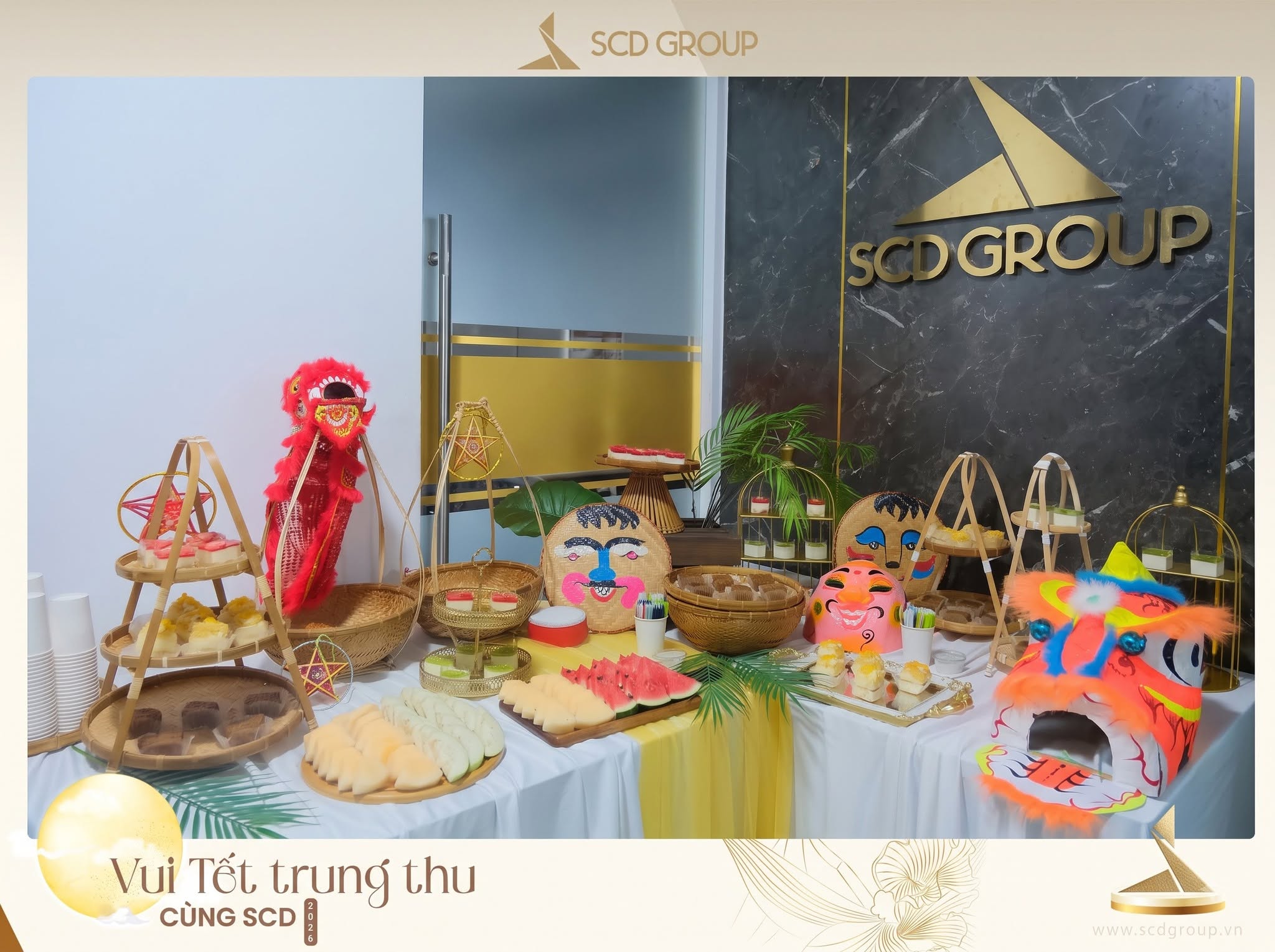Không gian ẩm thực ấm cúng, gắn kết các thành viên SCD Group.