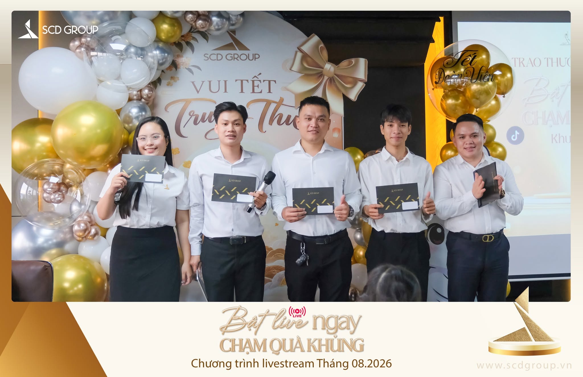 SCD Group vinh danh những cá nhân tự tin “BẬT LIVE” – Chủ động kết nối, bứt phá cơ hội