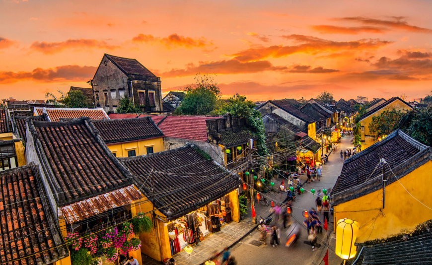 Hội An địa điểm thu hút lượng lớn khách du lịch trong và ngoài nước tại Đà Nẵng. Ảnh: Vietnam.travel.