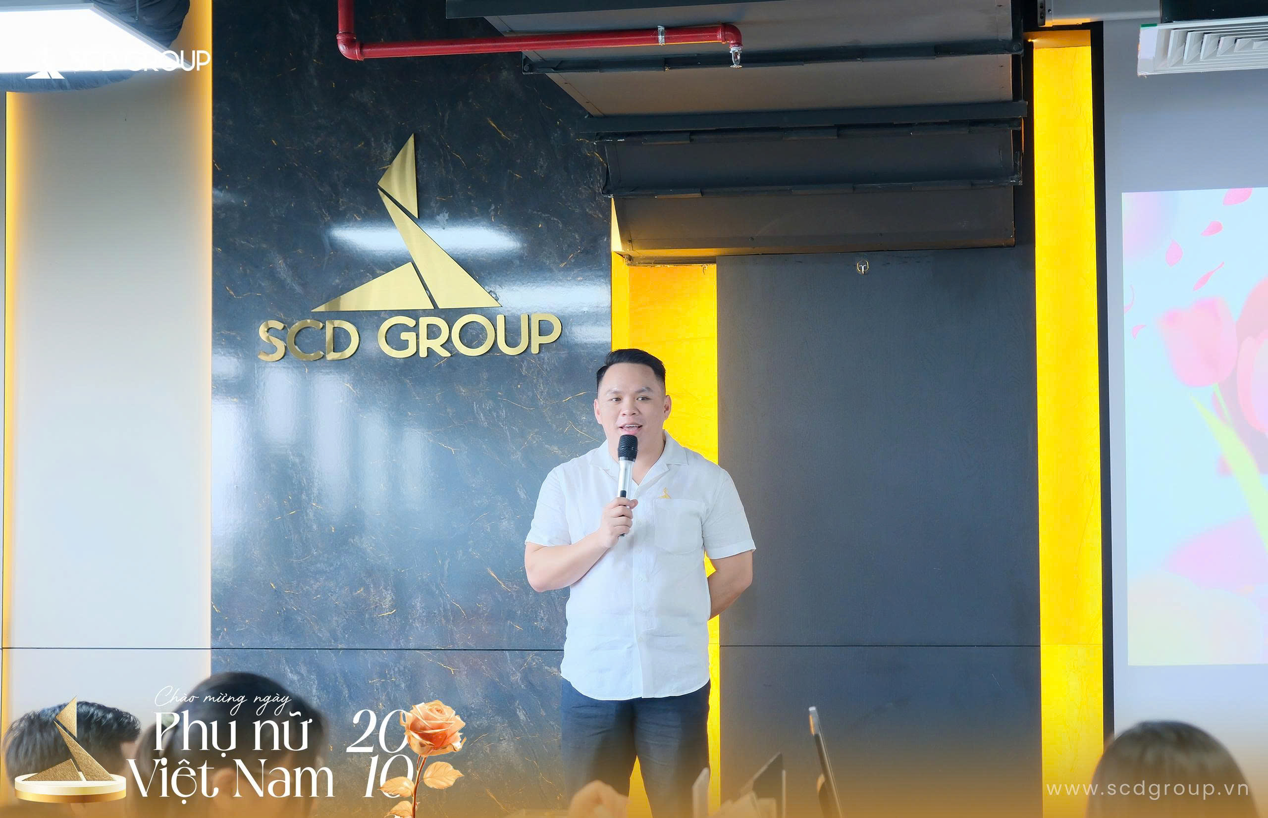 Lời chúc của Tổng Giám Đốc dành cho các nữ cán bộ, nhân viên SCD group.